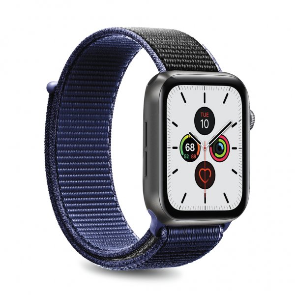 Puro Apple Watch 44/45/46mm/Apple Watch Ultra Sportsrem Blå