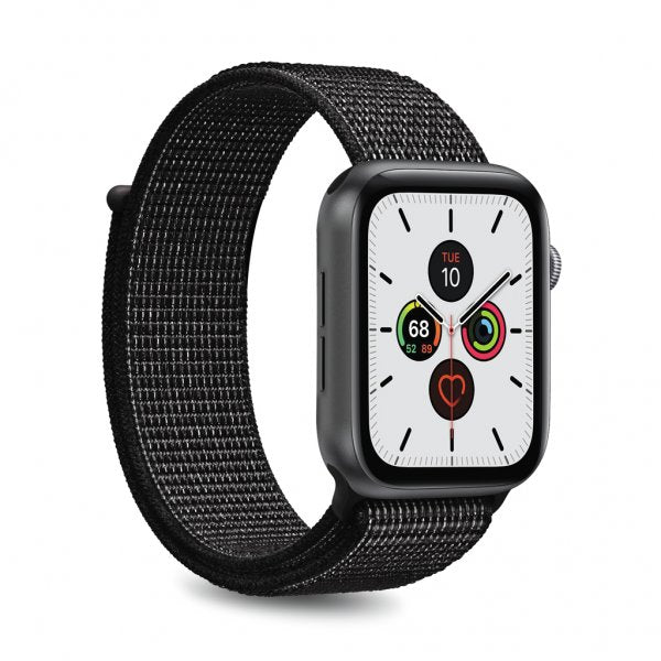 Puro Apple Watch 44/45/46mm/Apple Watch Ultra Armbånd Sport Band Sort