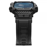 Spigen Apple Watch 42mm (Serie 10/11) Rem og Cover Rugged Armor Pro Mat Sort