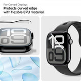 Spigen Apple Watch 42mm (Serie 10/11) Skærmbeskyttelse EliteShield EZ Fit 2-pak