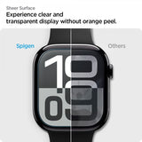 Spigen Apple Watch 42mm (Serie 10/11) Skærmbeskyttelse EliteShield EZ Fit 2-pak