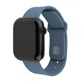 Fixed Apple Watch 44/45/46mm Armbånd Silikone Sporty Rem Lyseblå