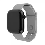 Fixed Apple Watch 44/45/46mm Armbånd Silikone Sporty Rem Grå