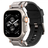 Spigen Apple Watch 44/45/46/49mm Armbånd DuraPro Armor Sort