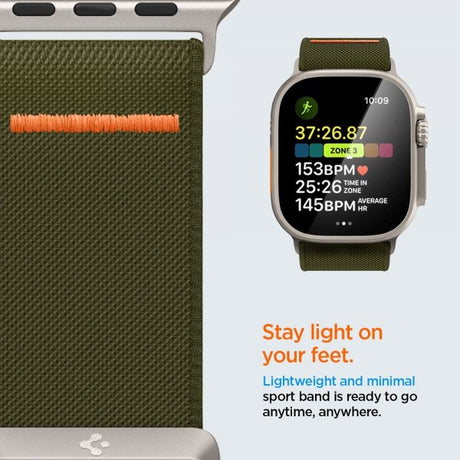 Spigen Apple Watch 44/45/46mm/Ultra 49mm Rem Lite Fit Ultra Khaki