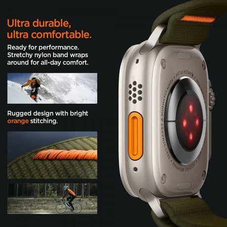 Spigen Apple Watch 44/45/46mm/Ultra 49mm Rem Lite Fit Ultra Khaki