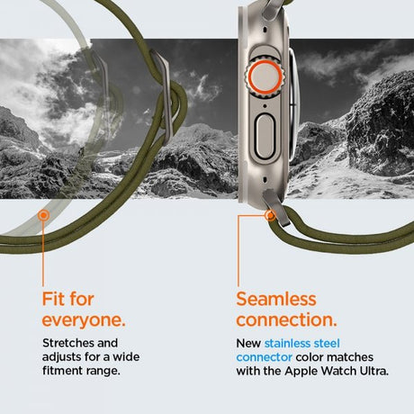 Spigen Apple Watch 44/45/46mm/Ultra 49mm Rem Lite Fit Ultra Khaki