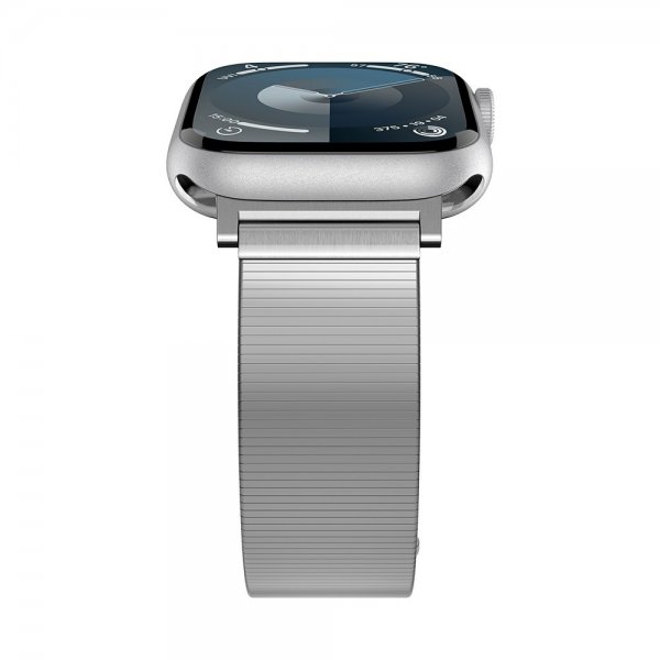 Spigen Apple Watch 44/45/46mm/Ultra 49mm Rem Sleek Link Sølv