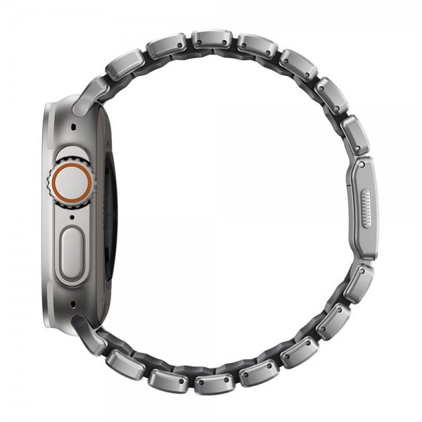Nomad Apple Watch 44/45/46mm/Ultra 49mm Rem Stratos Band Natur Sort