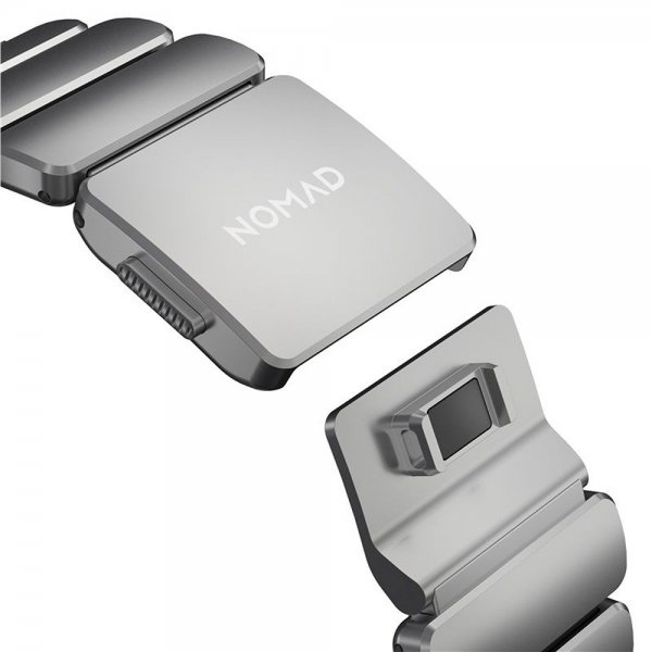 Nomad Apple Watch 44/45/46mm/Ultra 49mm Rem Stratos Band Natur Sort