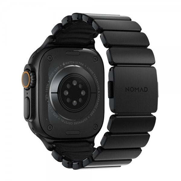 Nomad Apple Watch 44/45/46mm/Ultra 49mm Rem Stratos Band Sort Ultra Orange