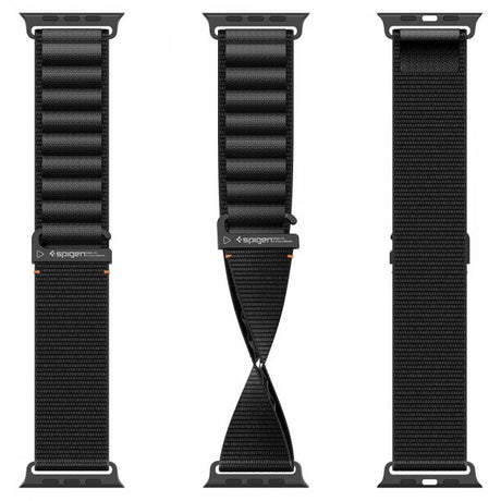 Spigen Apple Watch 44/45/46mm/Ultra 49mm Armbånd WBF1 Sort