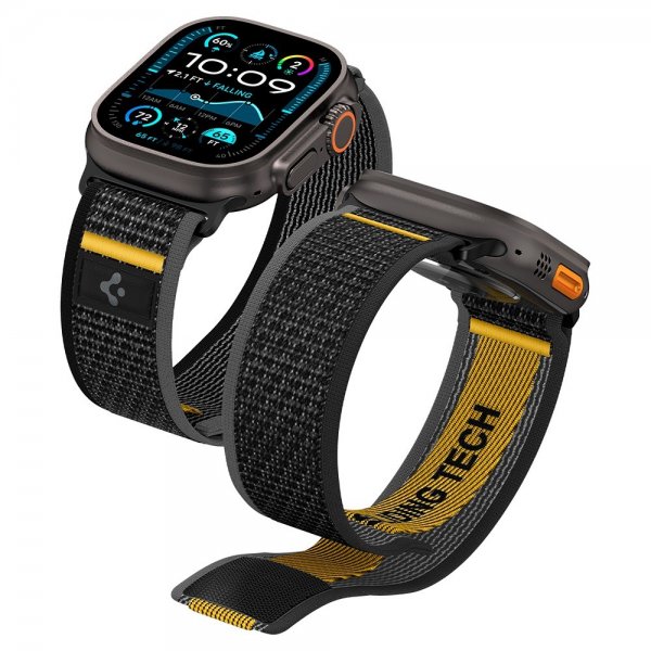 Spigen Apple Watch 44/45/46mm/Ultra 49mm Rem Athlex Air Active Black