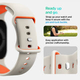 Spigen Apple Watch 44/45/46mm/Ultra 49mm Armbånd Nano Pop Orange Beige