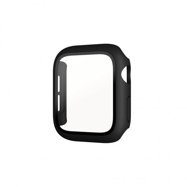 PanzerGlass Apple Watch 44mm (Series 4/5/6/SE) Cover med Skærmbeskyttelse Full Body Protection Sort