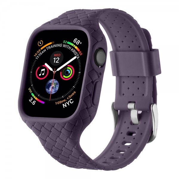 Apple Watch 45mm Armbånd Vævetekstur Lilla