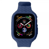 Apple Watch 45mm Armbånd Vævetekstur Mørkeblå