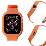 Apple Watch 45mm Armbånd Vævetekstur Orange