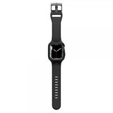 Spigen Apple Watch 45mm Skal med Armbånd Liquid Air Pro Sort