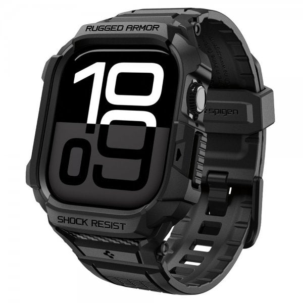 Spigen Apple Watch 46mm (Series 10/11) Rem Rugged Armor Pro 2 Mat Sort