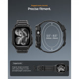 Spigen Apple Watch 46mm (Series 10/11) Rem Rugged Armor Pro 2 Mat Sort