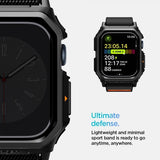 Spigen Apple Watch 46mm (Series 10/11) Rem og etui Lite Fit Pro Matte Black