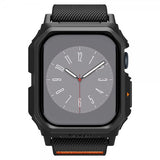 Spigen Apple Watch 46mm (Series 10/11) Rem og etui Lite Fit Pro Matte Black