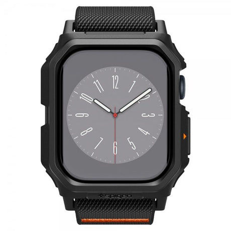 Spigen Apple Watch 46mm (Series 10/11) Rem og etui Lite Fit Pro Matte Black