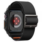 Spigen Apple Watch 46mm (Series 10/11) Rem og etui Lite Fit Pro Matte Black