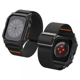 Spigen Apple Watch 46mm (Series 10/11) Rem og etui Lite Fit Pro Matte Black