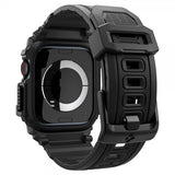 Spigen Apple Watch 46 mm (Series 10/11) Armbånd og Skal Rugged Armor Pro Matte Black
