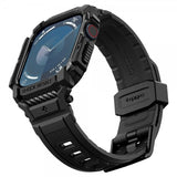 Spigen Apple Watch 46 mm (Series 10/11) Armbånd og Skal Rugged Armor Pro Matte Black