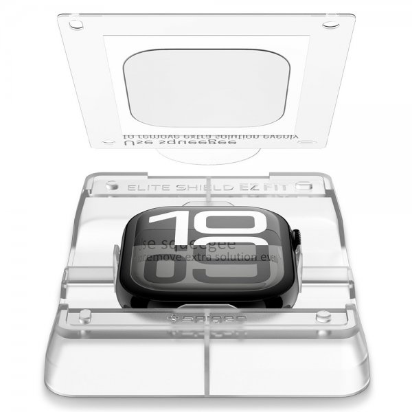 Spigen Apple Watch 46mm (Series 10/11) Skærmbeskyttelse EliteShield EZ Fit 2-pak