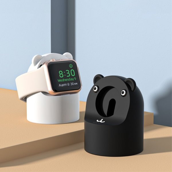 Apple Watch Holder til Oplader Bjørn Brun