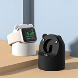 Apple Watch Holder til Oplader Bjørn Rød