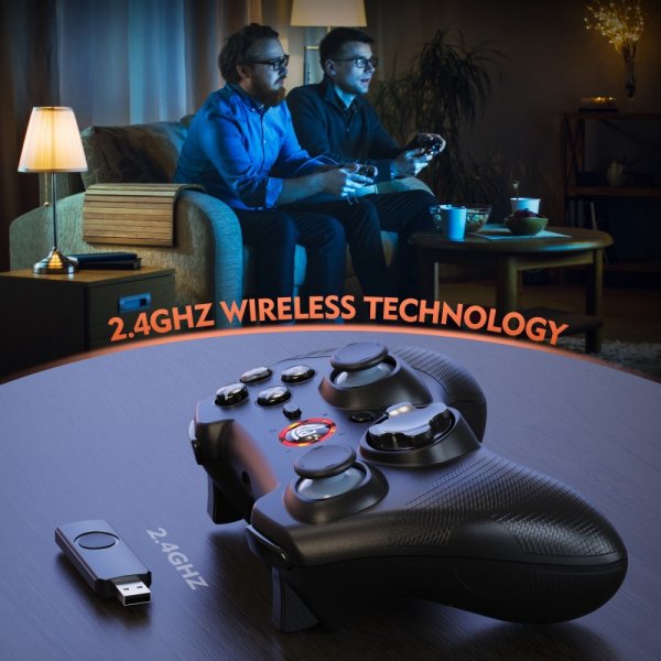 EasySMX Arion 9101 Trådløs Spilcontroller PS3/Android/PC Sort