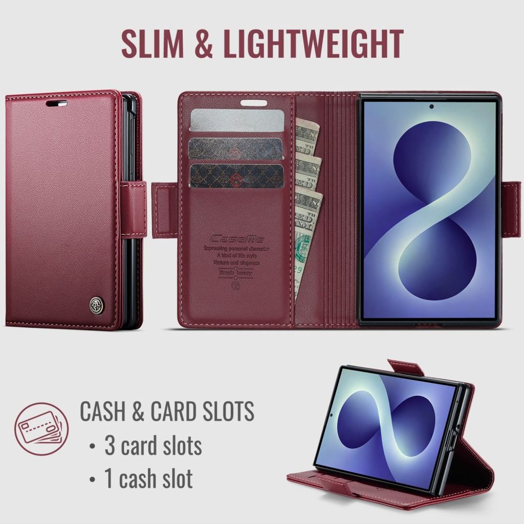 CaseMe Samsung Galaxy Z Fold 8 Etui 023 Series Rød