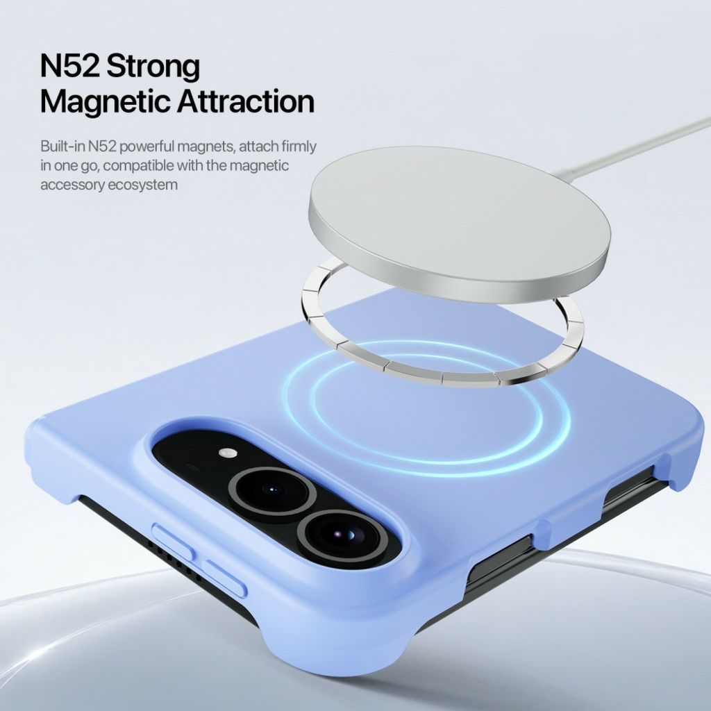 Dux Ducis iPhone Duo Cover Piel Series MagSafe Blå