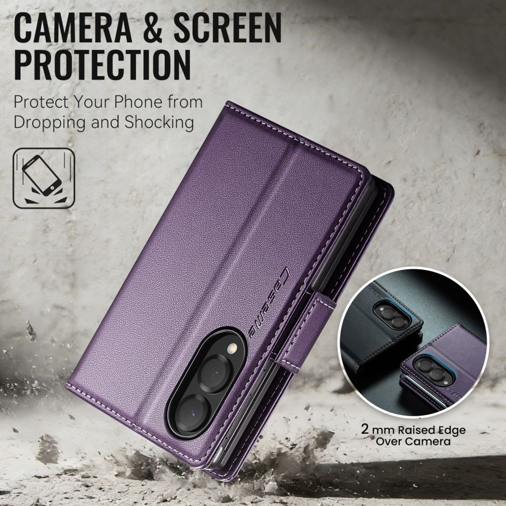 CaseMe Samsung Galaxy Z Fold 8 Etui 023 Series Lilla