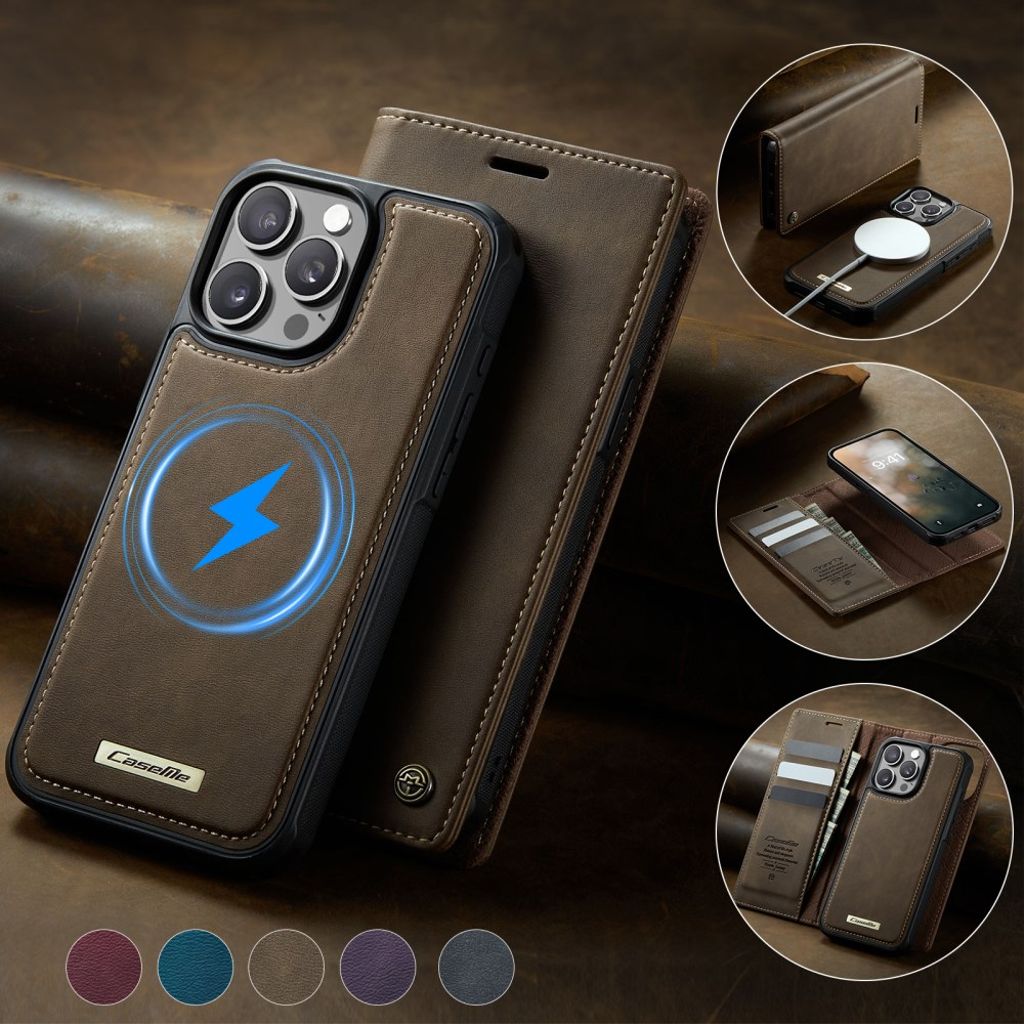 CaseMe iPhone 14 Pro Max Etui C49 Series Brun