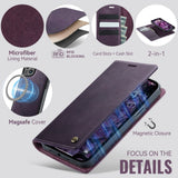 CaseMe iPhone 15 Etui C49 Series Lilla
