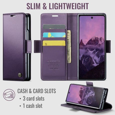 CaseMe Samsung Galaxy Z Fold 8 Ultra Etui 023 Series Lilla
