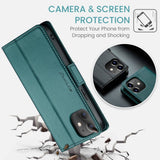CaseMe iPhone 12 Mini Etui 023 Series Grøn