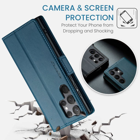 CaseMe Samsung Galaxy S24 Ultra Etui 023 Series Blå
