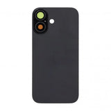 Bagside Glas med smådele til iPhone 17 - Sort