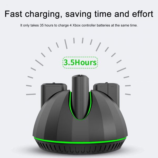 Aolion Batteriopladningsstation til Xbox-spilkontroller