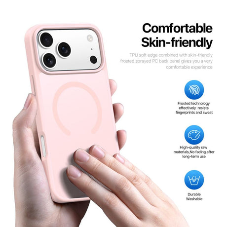 Dux Ducis iPhone 17 Pro/iPhone 18 Pro Cover Yind Series MagSafe Lyserød