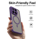 Xiaomi 17T Pro Cover Frostad MagSafe Lilla
