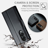 CaseMe Samsung Galaxy S25 Edge Etui 023 Series Sort
