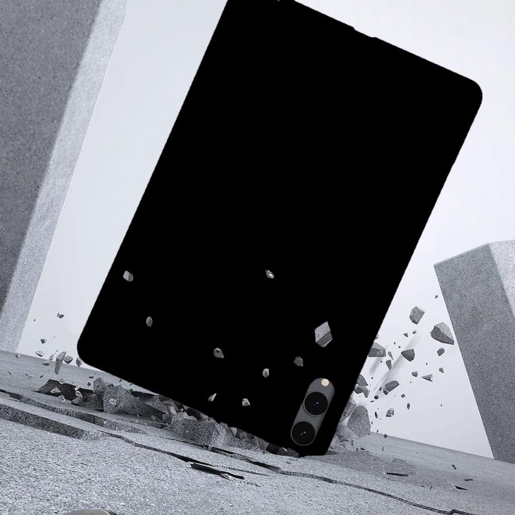 Samsung Galaxy Tab S12 Plus Cover Mjukplast Sort
